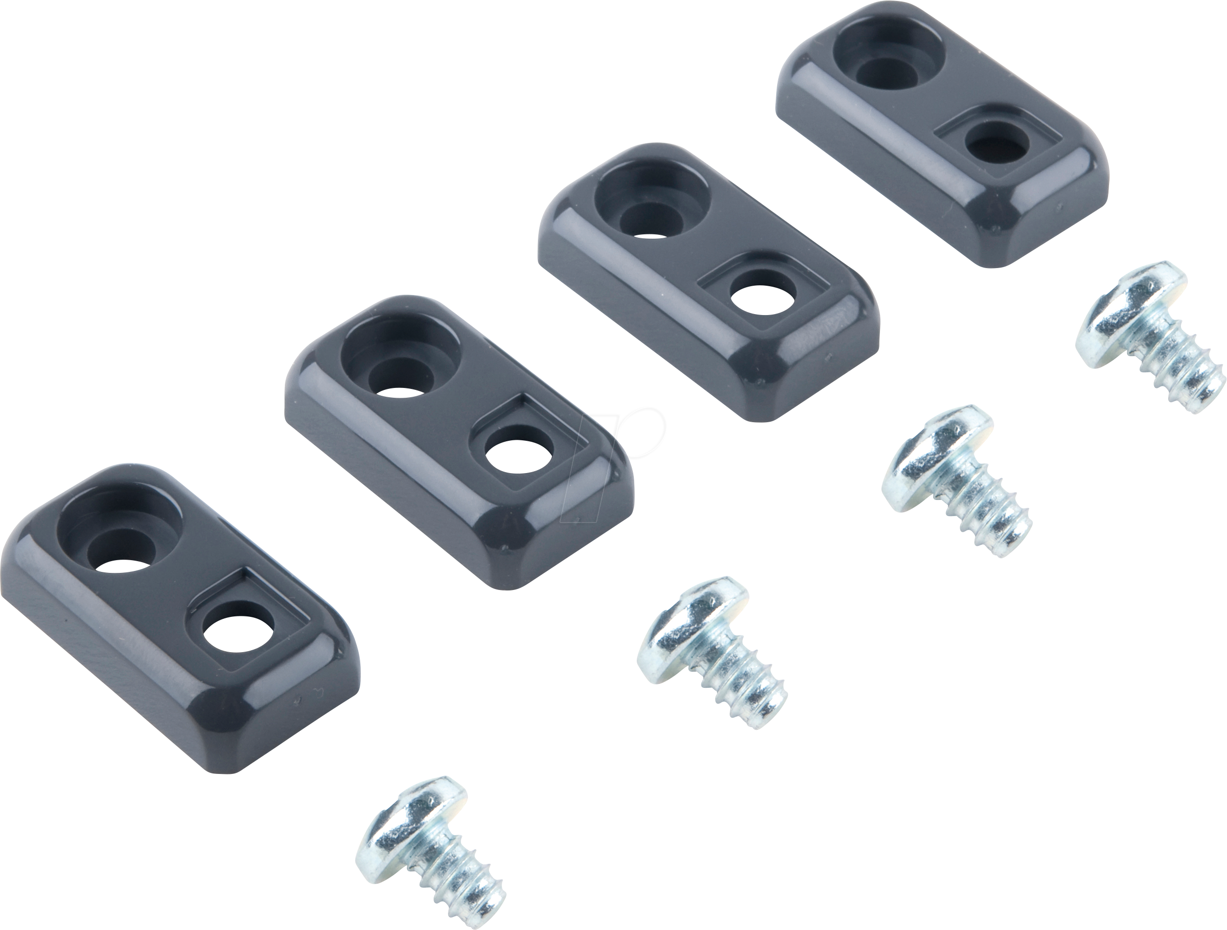 Bild von Bopla B WL-2 PC-V0-7024 Wandlasche Bocube Scharnier Polycarbonat Graphitgrau (RAL 7024) (L x B x H) 18 x 3 (Montagehalterung), Elektronikzubehör + Gehäuse, Grau