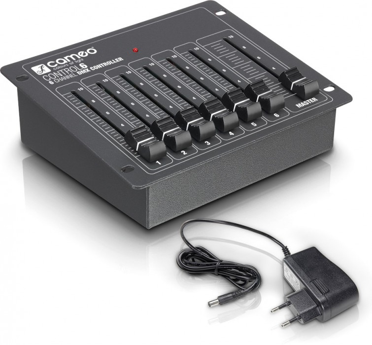 Bild von Cameo Control 6 DMX-Controller mit 6 Kanälen schwarz