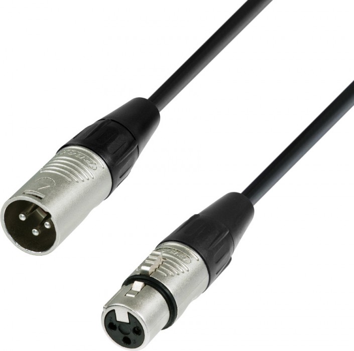 Bild von Adam Hall 4 STAR DMF 0050 DMX XLR Verbindungskabel [1x XLR-Stecker 3 polig - 1x XLR-Buchse 3 polig]