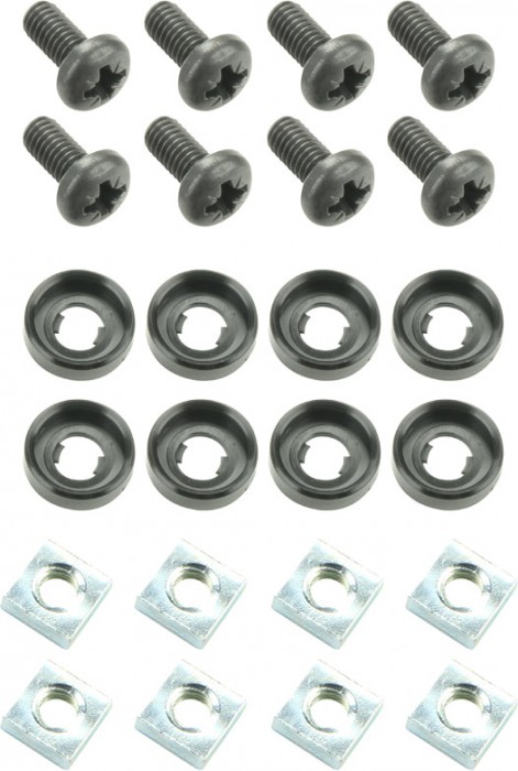 Bild von Adam Hall 19" Parts 5925 M8 AH Befestigungssatz für zwei 19" Geräte mit Vi