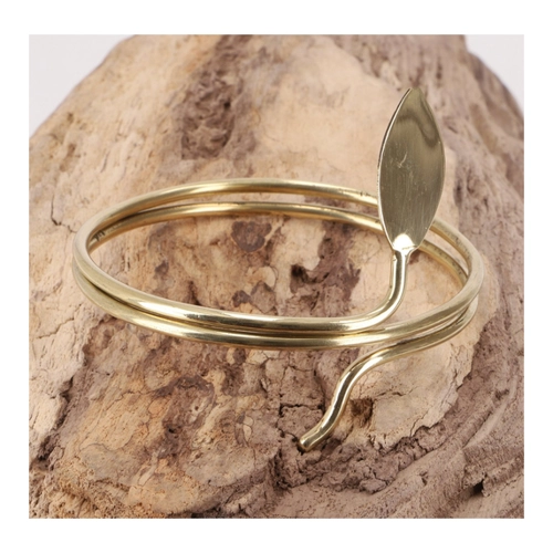 Bild von Guru-Shop Armreif Golden Swirl – Eleganz trifft auf Handwerk