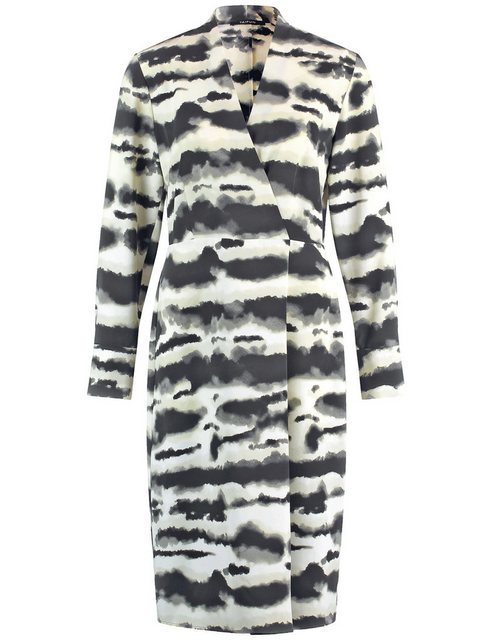 Bild von TAIFUN Damen Kniebedeckendes Wickelkleid Beige, 48