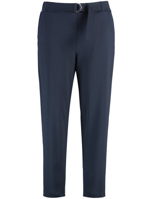 Bild von SAMOON Damen Jogpants mit Stretchkomfort Viskose Normale Leibhöhe|Mit unsichtbarem Dehnbund Blau, 46