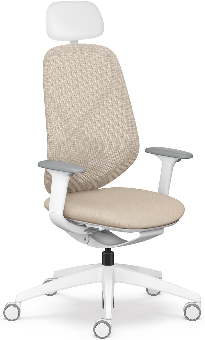 Bild von sedus Drehstuhl se:kit, Bürostuhl aus 3-D Strick-Membran, 40-53cm Höhenverstellbar (Optional mit Nackenstütze und Lordosenstütze), 18° Öffnungswinkel, bis 150kg, 5 Jahre Garantie, Made in Germany