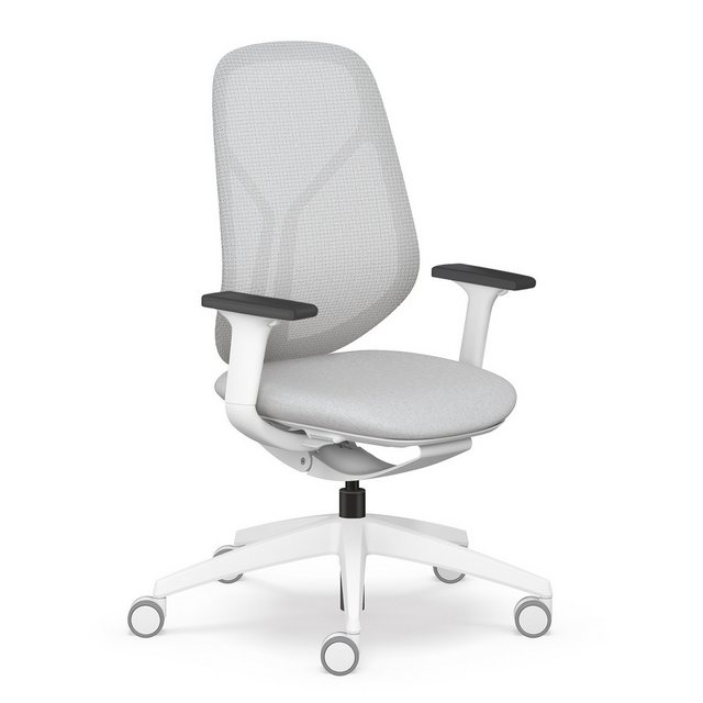 Bild von sedus Drehstuhl se:kit, Bürostuhl aus 3-D Strick-Membran, 40-53cm Höhenverstellbar (Optional mit Nackenstütze und Lordosenstütze), 18° Öffnungswinkel, bis 150kg, 5 Jahre Garantie, Made in Germany