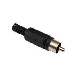Bild von Eneroid Cinchstecker, Kunststoff, schwarz, Audio Adapter, Schwarz
