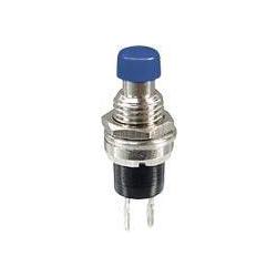 Bild von Eneroid Miniatur-Drucktaster PBS-10B-2, Schliesser, bl, Taster + Schalter, Blau