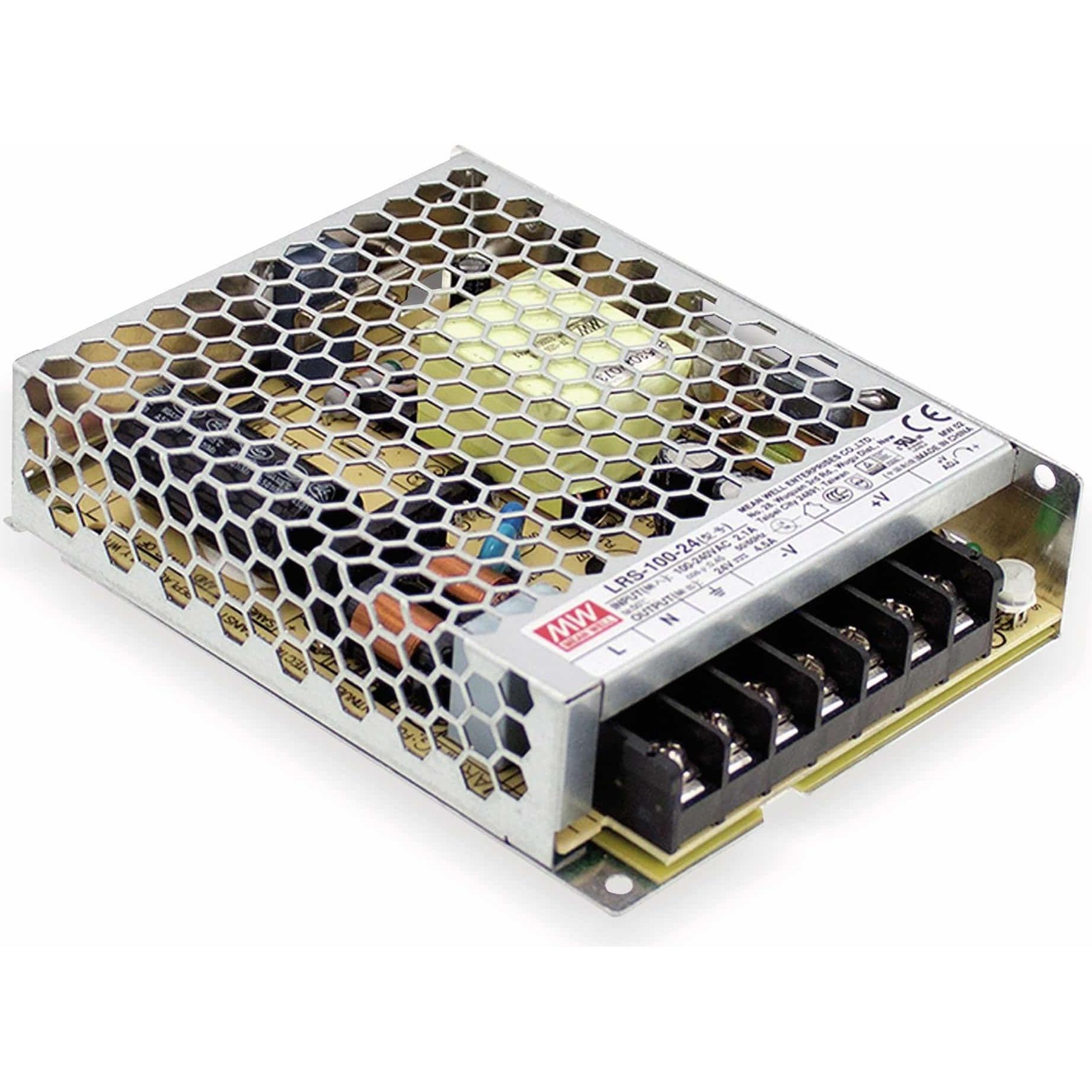 Bild von MeanWell MEAN WELL Schaltnetzteil LRS-100-24, 24 V/4,5 A, Labornetzgerät