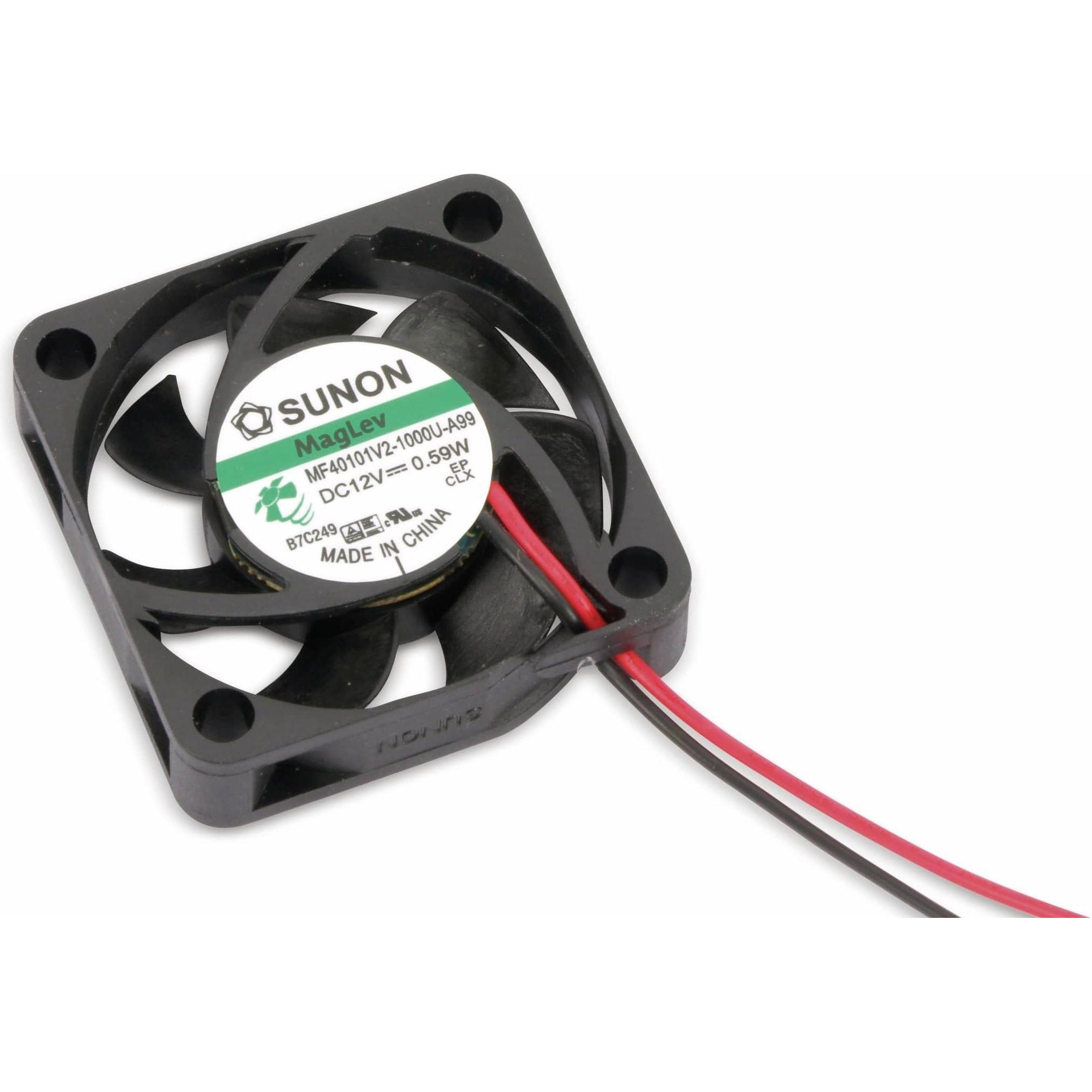 Bild von Sunon Axiallüfter MF40101V21000UA99, 40x40x10, 12V-, 0,48W (16000 mm, 1 x), PC Lüfter
