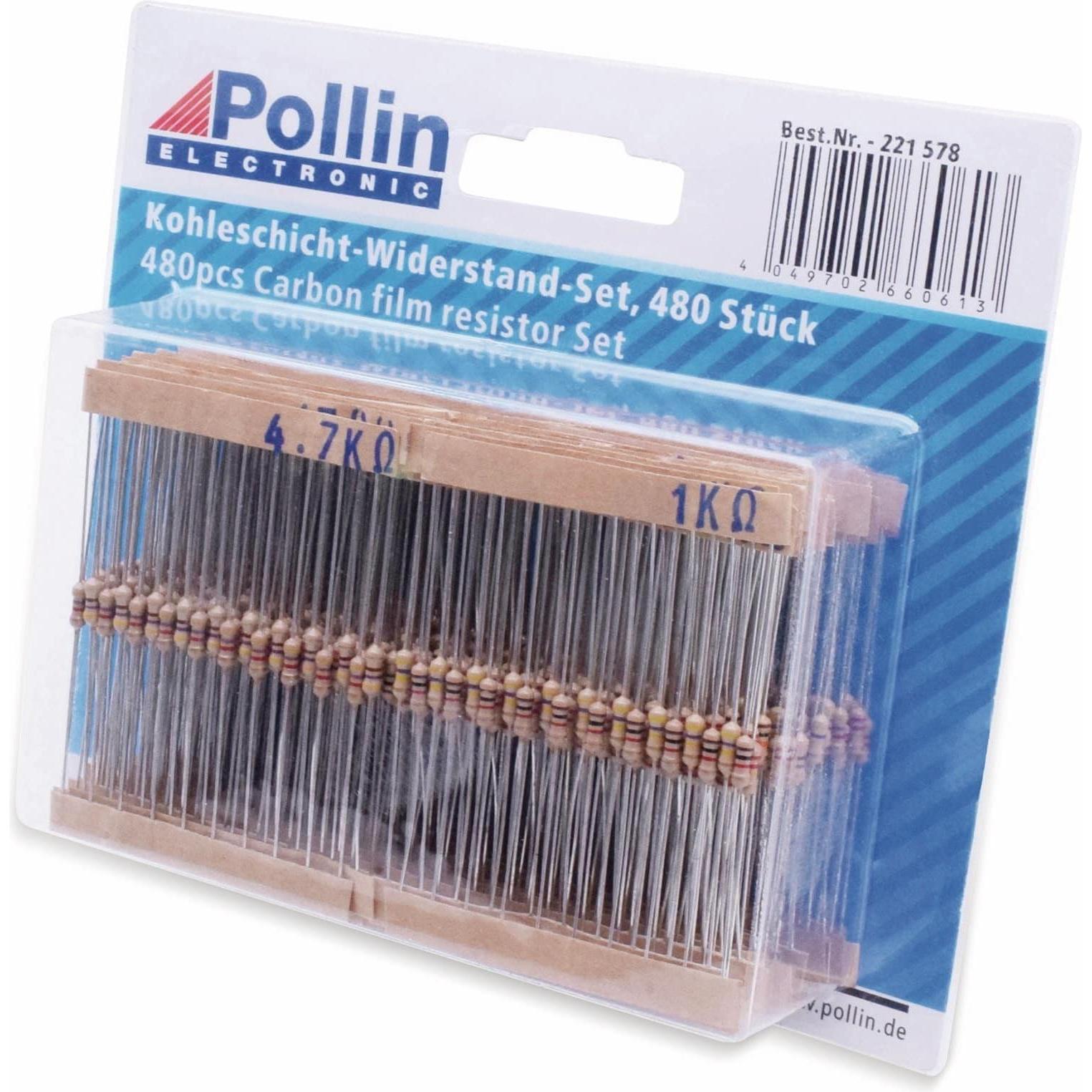Bild von Pollini Widerstands Sortiment 480 Stk. E3, 0,25 W, Widerstand
