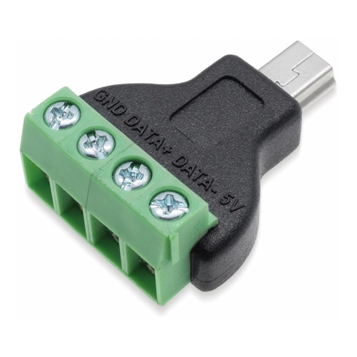 Bild von Steckverbinder Mini-USB mit Schraubanschluss
