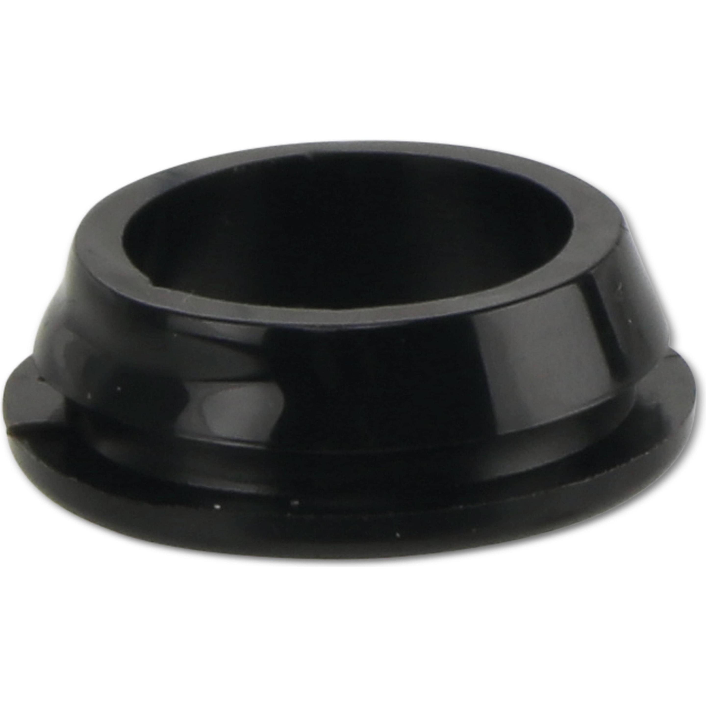 Bild von KSS, Kabelschutz + Kabelführung, Kabeldurchführungstülle PVC, schwarz, Plattenstärke 2, offen, 1 Stück (Kabeldurchlass)