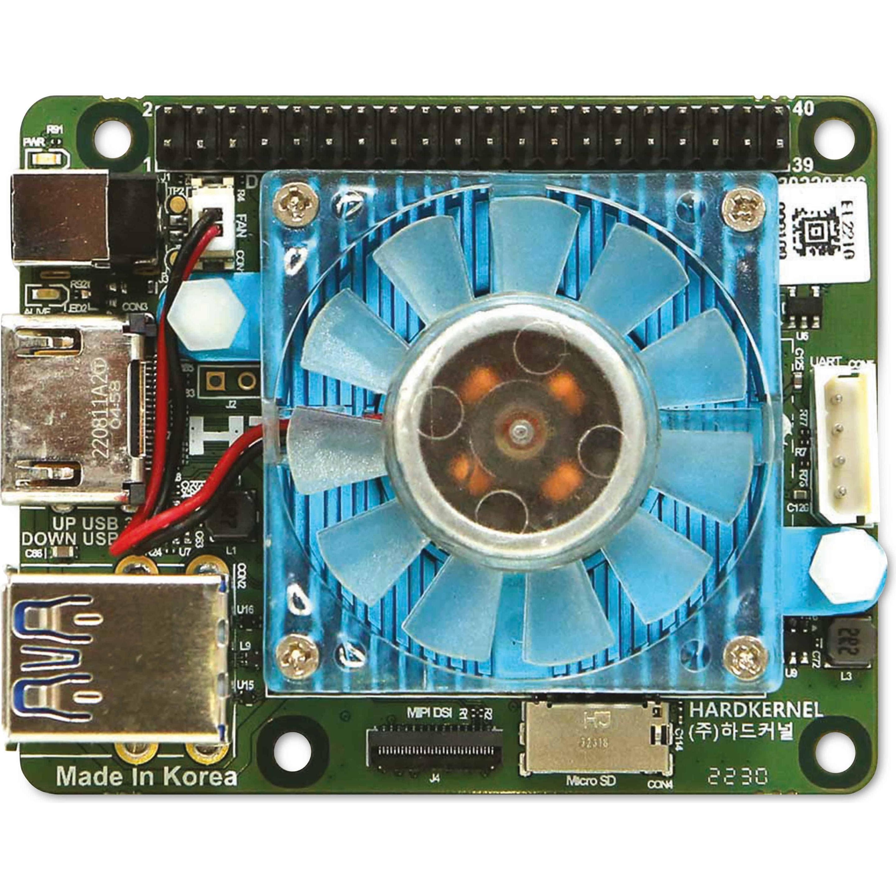 Bild von Odroid N2L mit 2GByte RAM, Entwicklungsboard + Kit