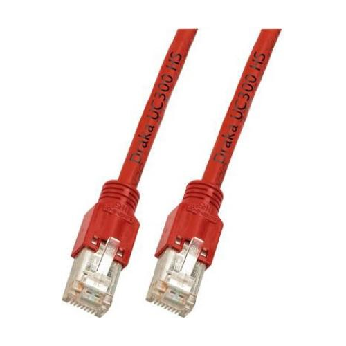 Bild von EFB-Elektronik RJ45 Patchkabel Cat.5e SF/UTP LSZH Draka UC300 TM11 rot 1m