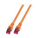 Bild von 2.00m EFB Elektronik Cat. 6 Patchkabel S/FTP RJ45 Stecker auf RJ45 Stecker Orange halogenfrei / Knickschutzelement