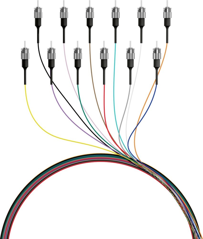 Bild von EFB-Elektronik Faserpigtail ST 50/125µ OM2, 12-farbiger Satz, 2m Hersteller: EFB Elektronik (O3304.2)