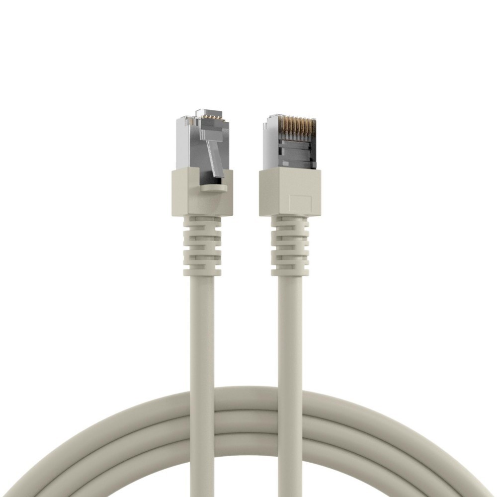 Bild von EFB-Elektronik RJ-45 2 m 2 m grau Netzwerk-Kabel – Netzwerk-Kabel (2 m, RJ-45, RJ-45, grau)