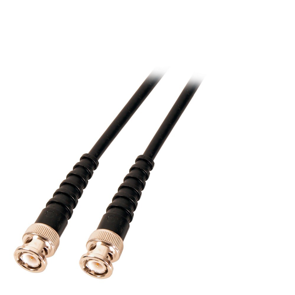 Bild von EFB Elektronik Koax-Kabel RG58 2x Stecker gerade, RG58 C/U 50Ohm 5,0 Meter (90 dB, Antennenkabel), Antennenkabel