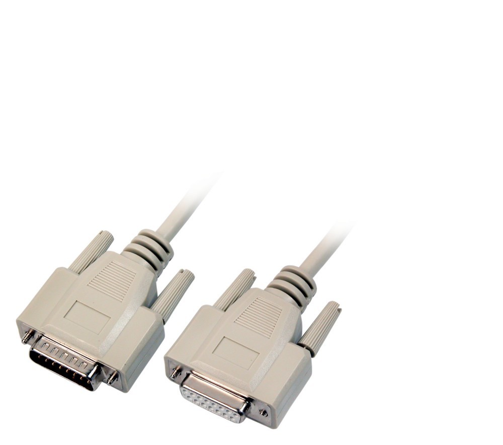 Bild von EFB-Elektronik Datenkabel seriell 1:1, 2x DSub 15, St.-Bu., 5,0m, beige Hersteller: EFB Elektronik (K5129.5)