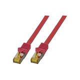Bild von 20.00m EFB Elektronik Cat. 7 Rohkabel Patchkabel S/FTP RJ45 Stecker auf RJ45 Stecker Rot Längenangabe / LSZH / Rastnasenschutz