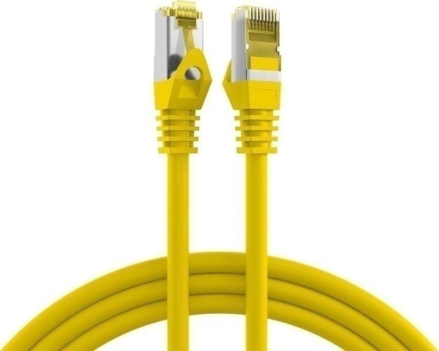 Bild von S-IMPULS RJ45 Patchkabel S/FTP (PIMF), m. CAT.7 Rohkabel, 5 m, orange