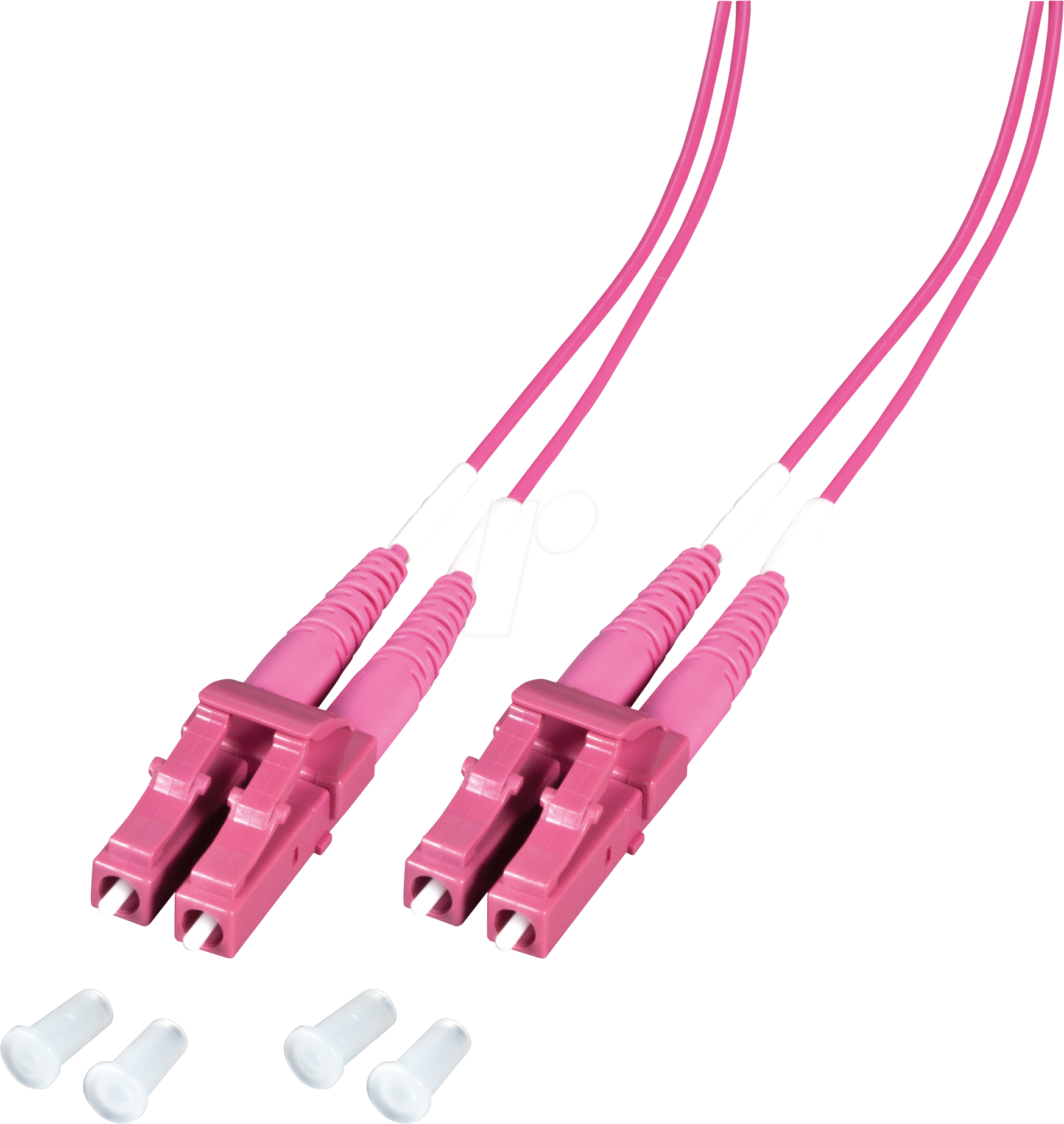Bild von EFB Elektronik O0319.0,5-1.2 Glasfaserkabel 0,5 m 2x LC OM4 Violett (O0319.0,5-1.2)