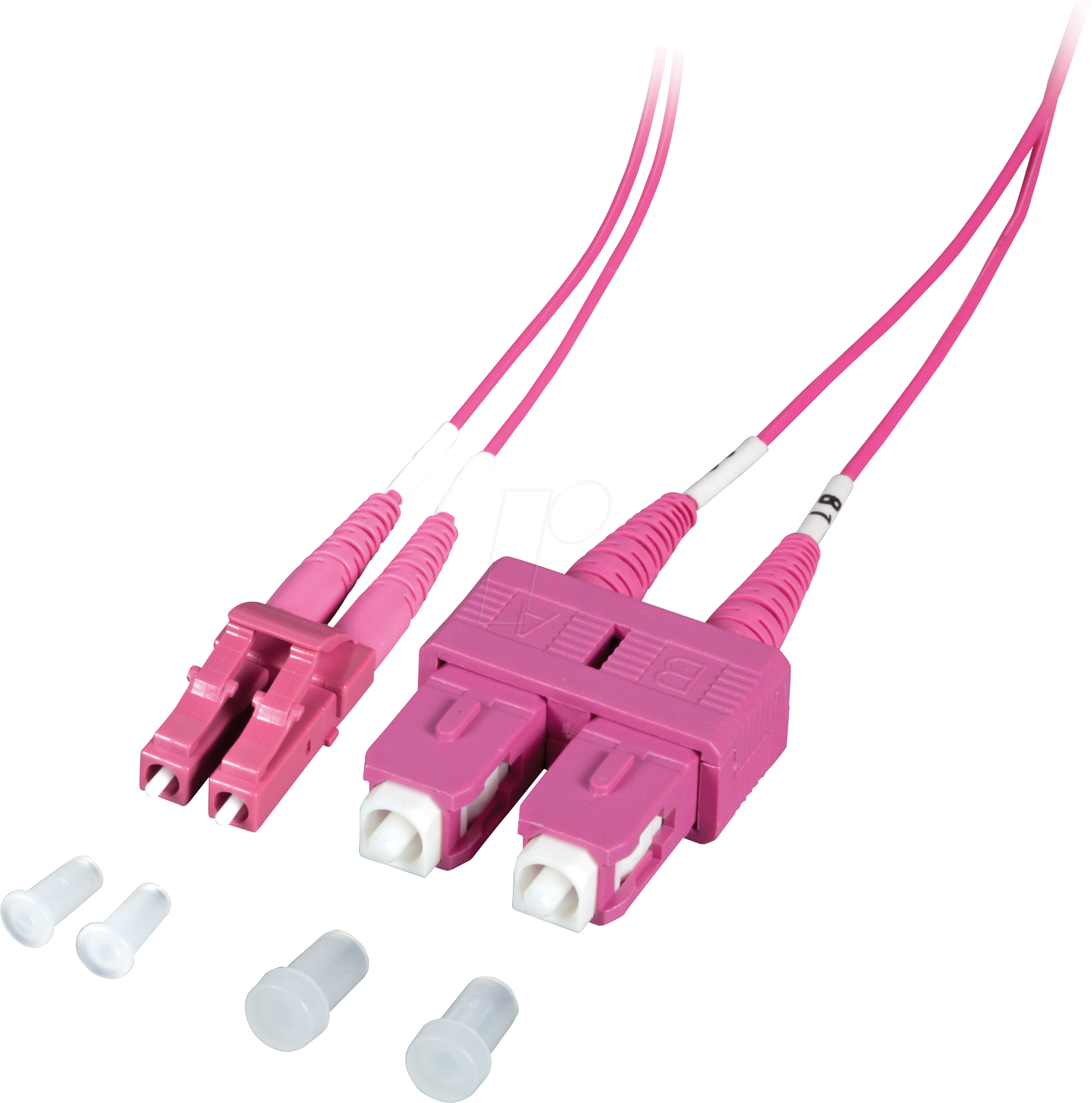 Bild von EFB Elektronik O0323.5-1.2 Glasfaserkabel 5 m 2x SC 2x LC OM4 Violett (O0323.5-1.2)