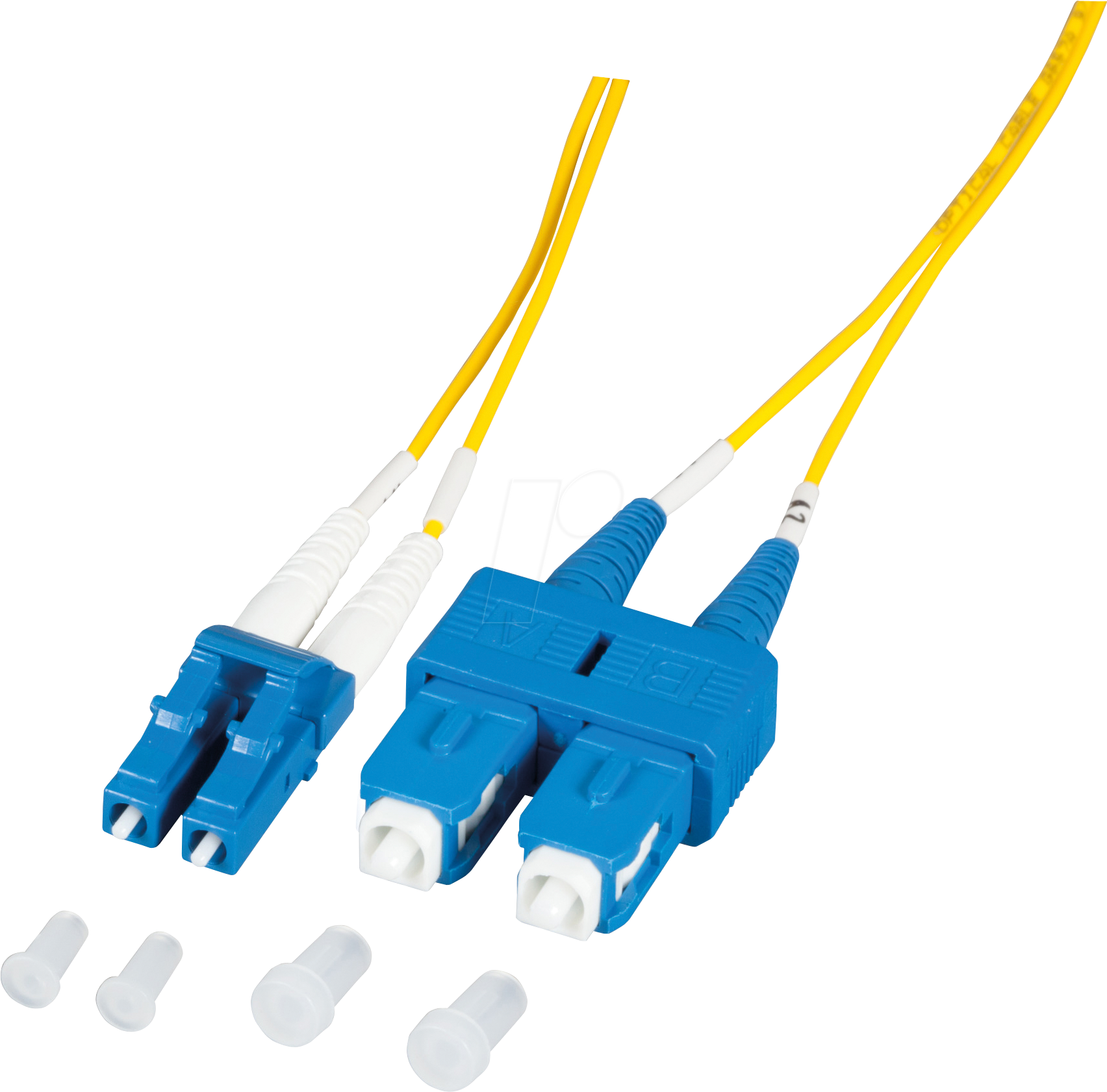 Bild von EFB O0360.10-1.2 - Duplex Jumper LC-SC, 9/125µ, OS2, gelb, 10 m