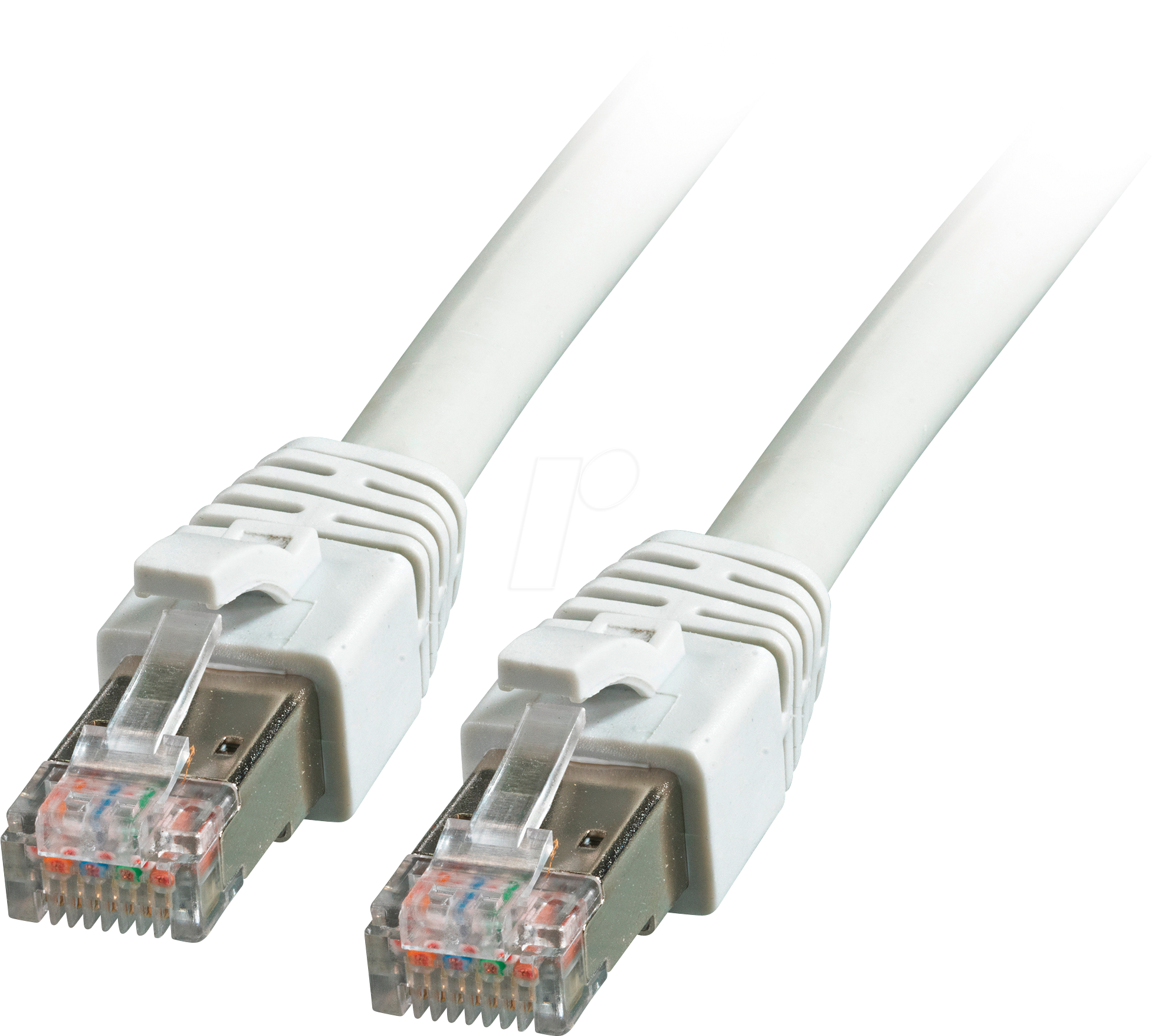 Bild von 1.00m EFB Elektronik Cat. 8 Patchkabel S/FTP RJ45 Stecker auf RJ45 Stecker Grau geschirmt / LSZH