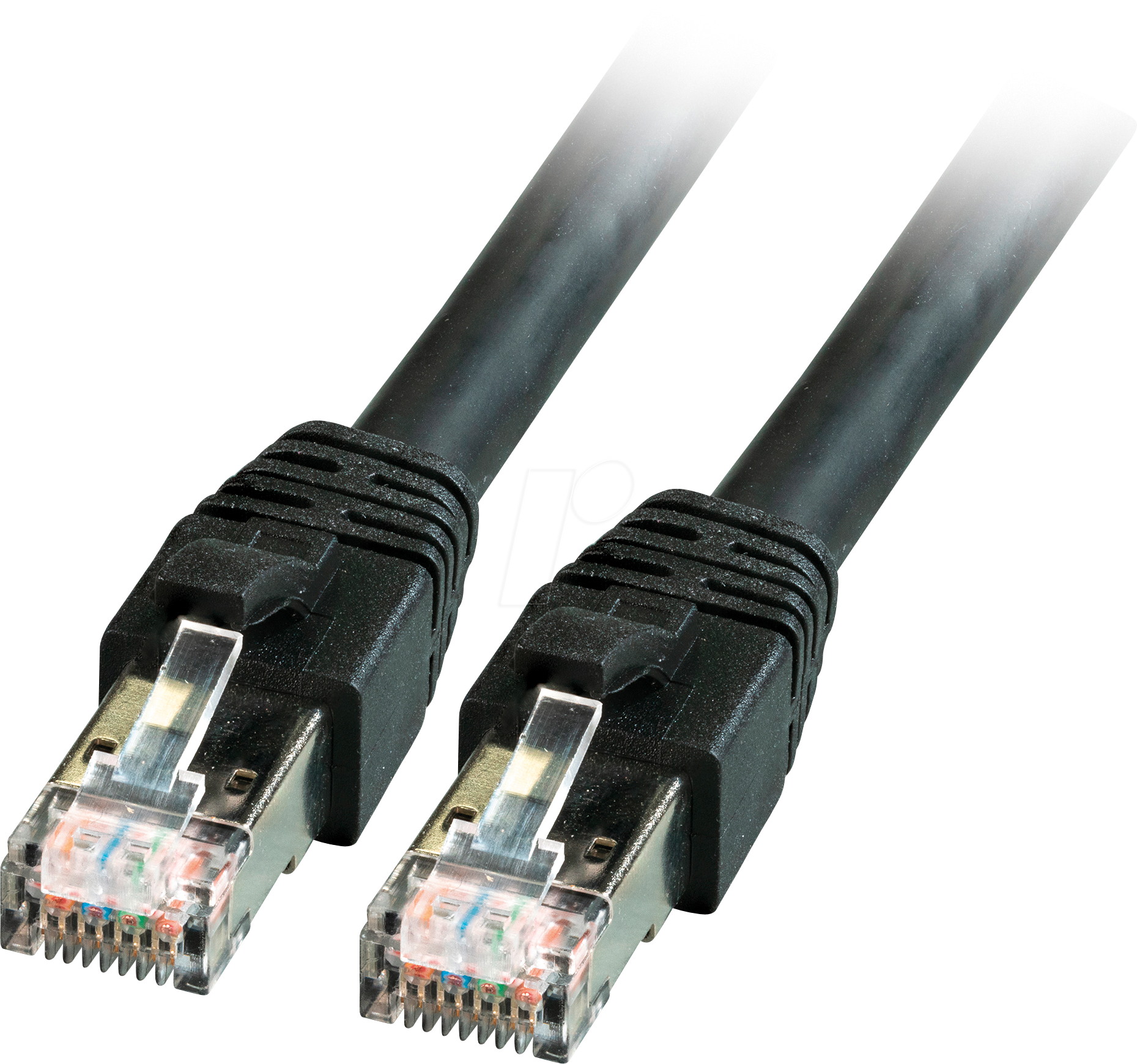 Bild von EFB-Elektronik RJ45 Patchkabel Cat.8.1 S/FTP LSZH BC schwarz 2m Hersteller: EFB Elektronik (K5528SW.2)