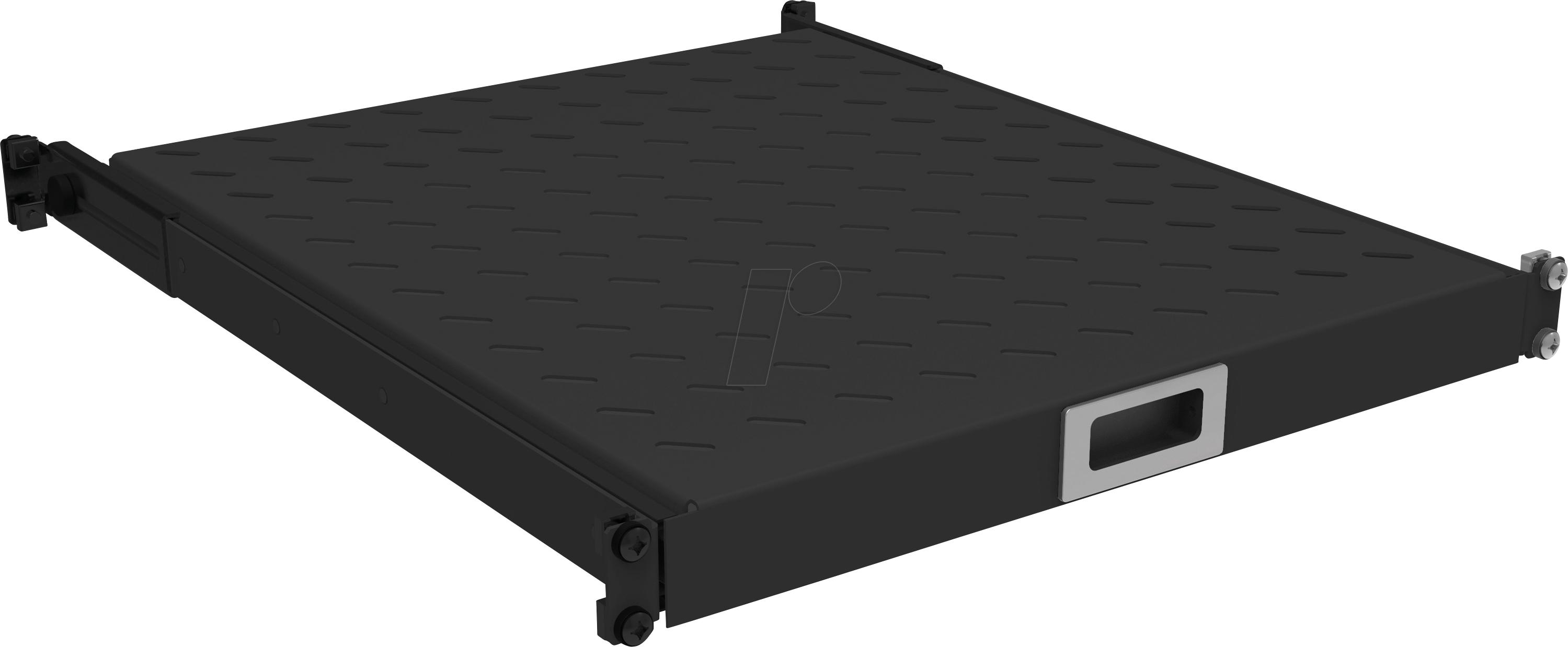 Bild von EFB-Elektronik 48,30cm (19) 1HE Fachboden ausziehbar, ET 350..450 mm, 30 kg, ST 600, RAL9005 Hersteller: EFB Elektronik (691651ATS.6)