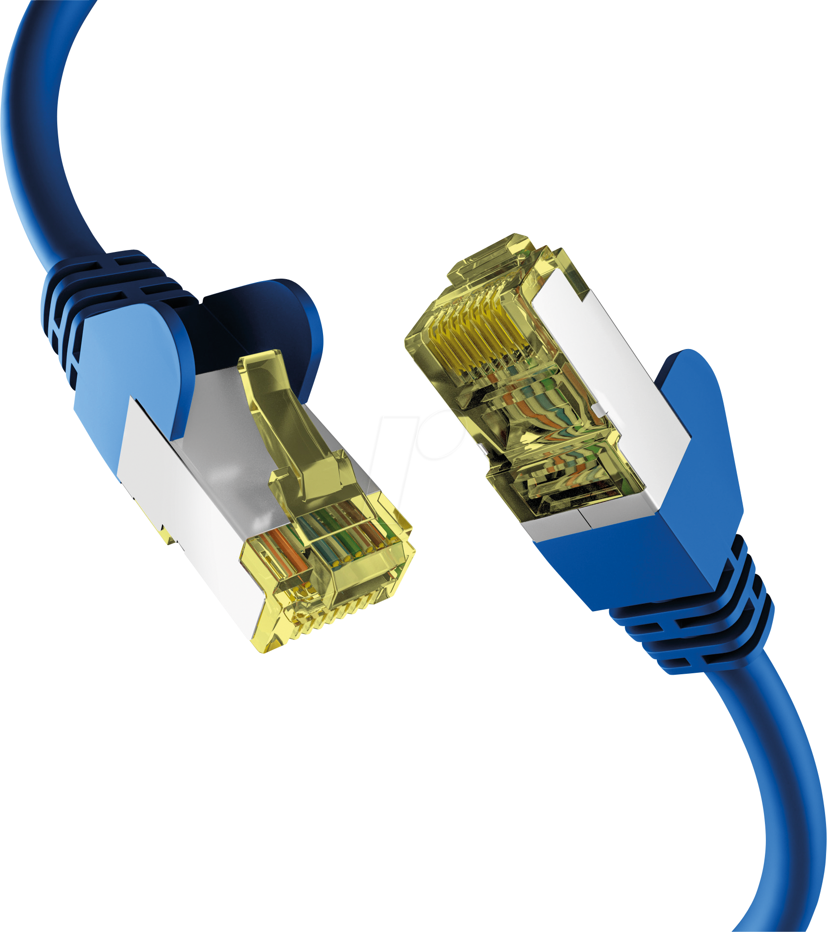 Bild von EFB ELEKTRONIK EFB ELEKTRONIK EFB CAT6a BLAU 0,25m Patchkabel S/FTP PIMF Netzwerkkabel