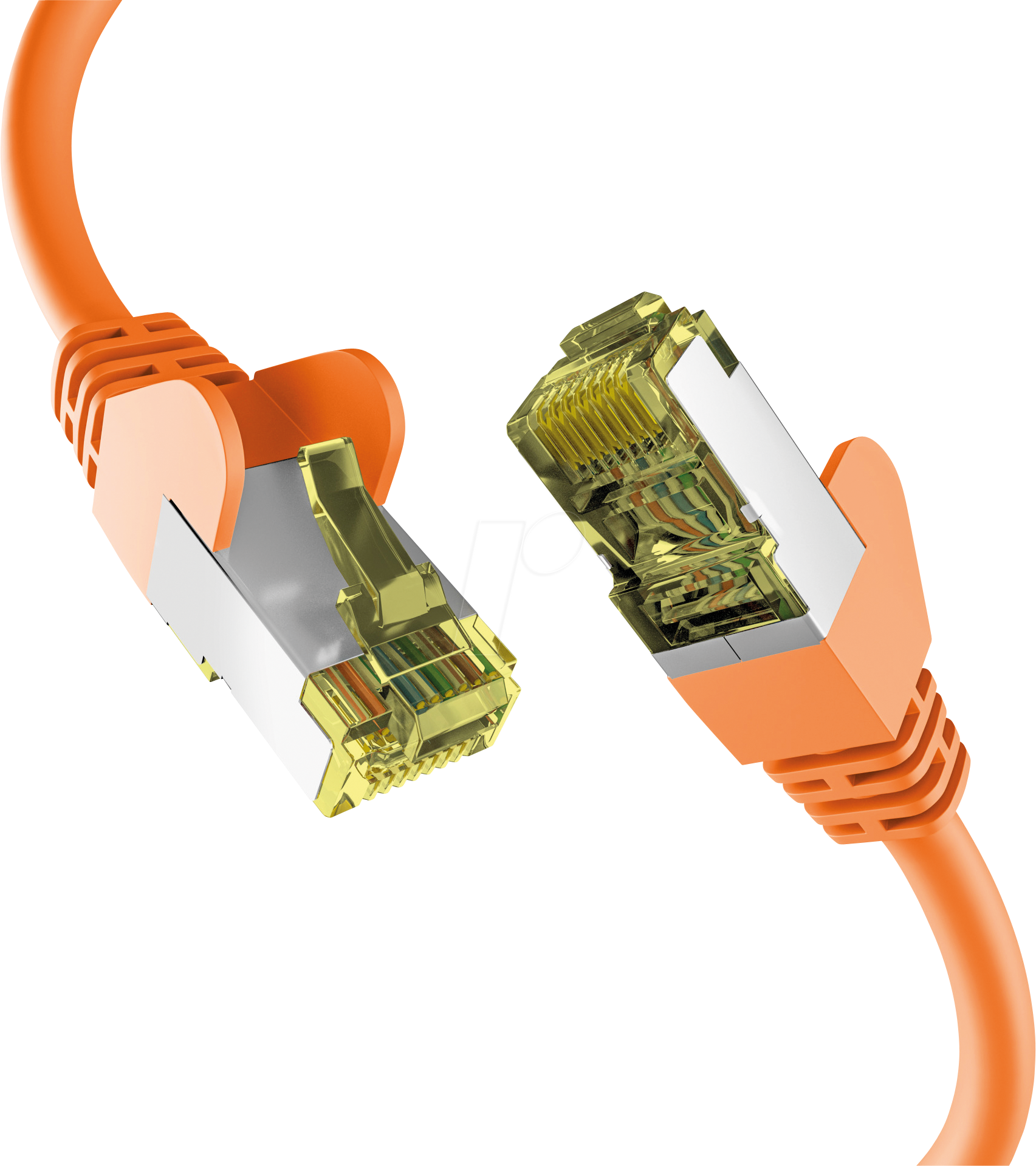 Bild von EFB ELEKTRONIK EFB ELEKTRONIK EFB CAT6a ORANGE 0,25m Patchkabel S/FTP PIMF Netzwerkkabel