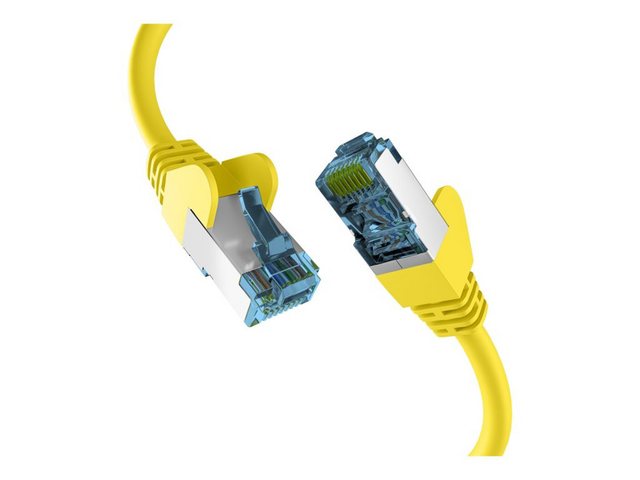 Bild von EFB ELEKTRONIK EFB ELEKTRONIK RJ45 PATCHKABEL mit CAT7 ROHKABEL GELB 15m Netzwerkkabel