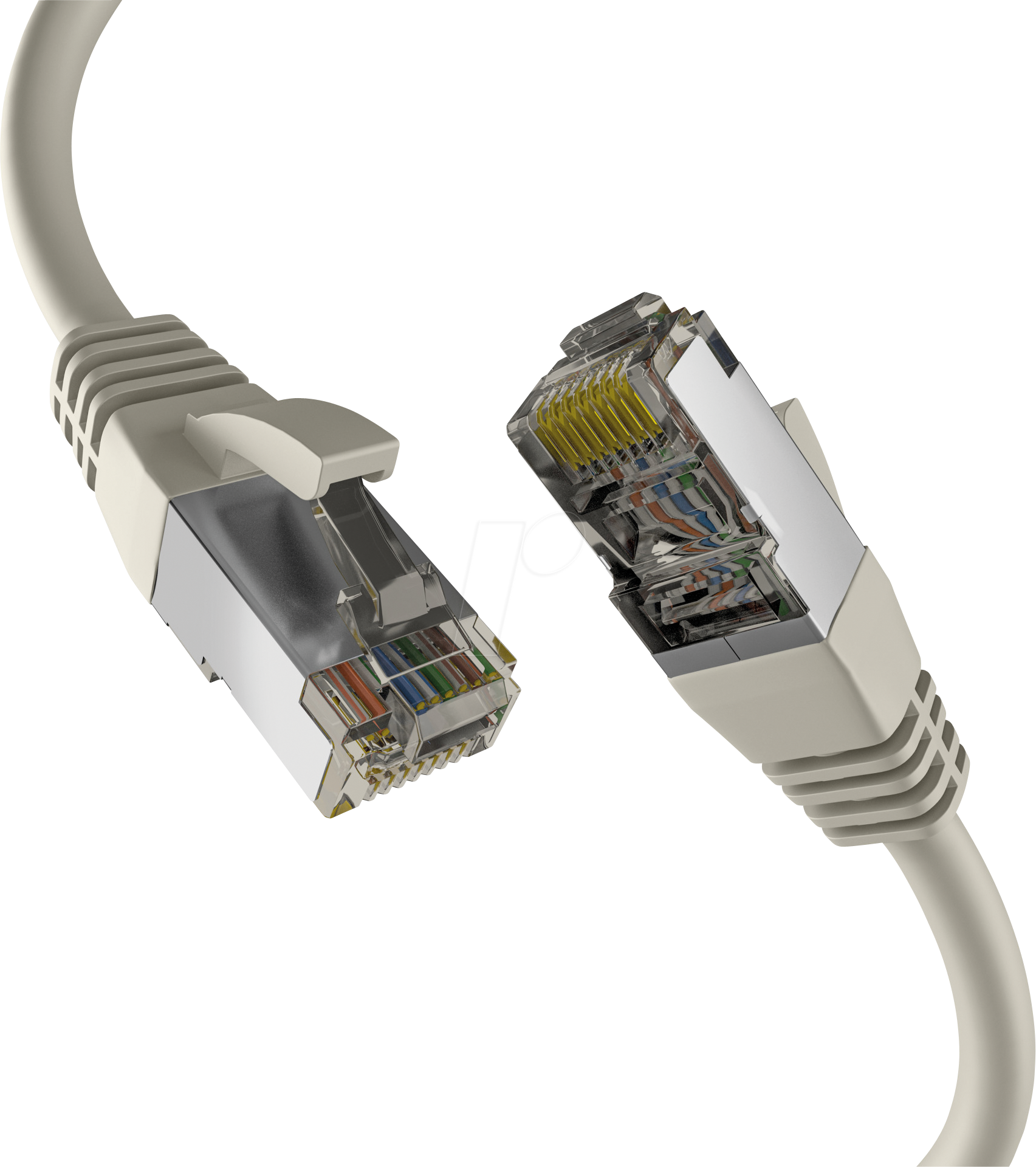 Bild von 7.50m EFB Elektronik Cat. 8.1 Patchkabel S/FTP RJ45 Stecker auf RJ45 Stecker Grau