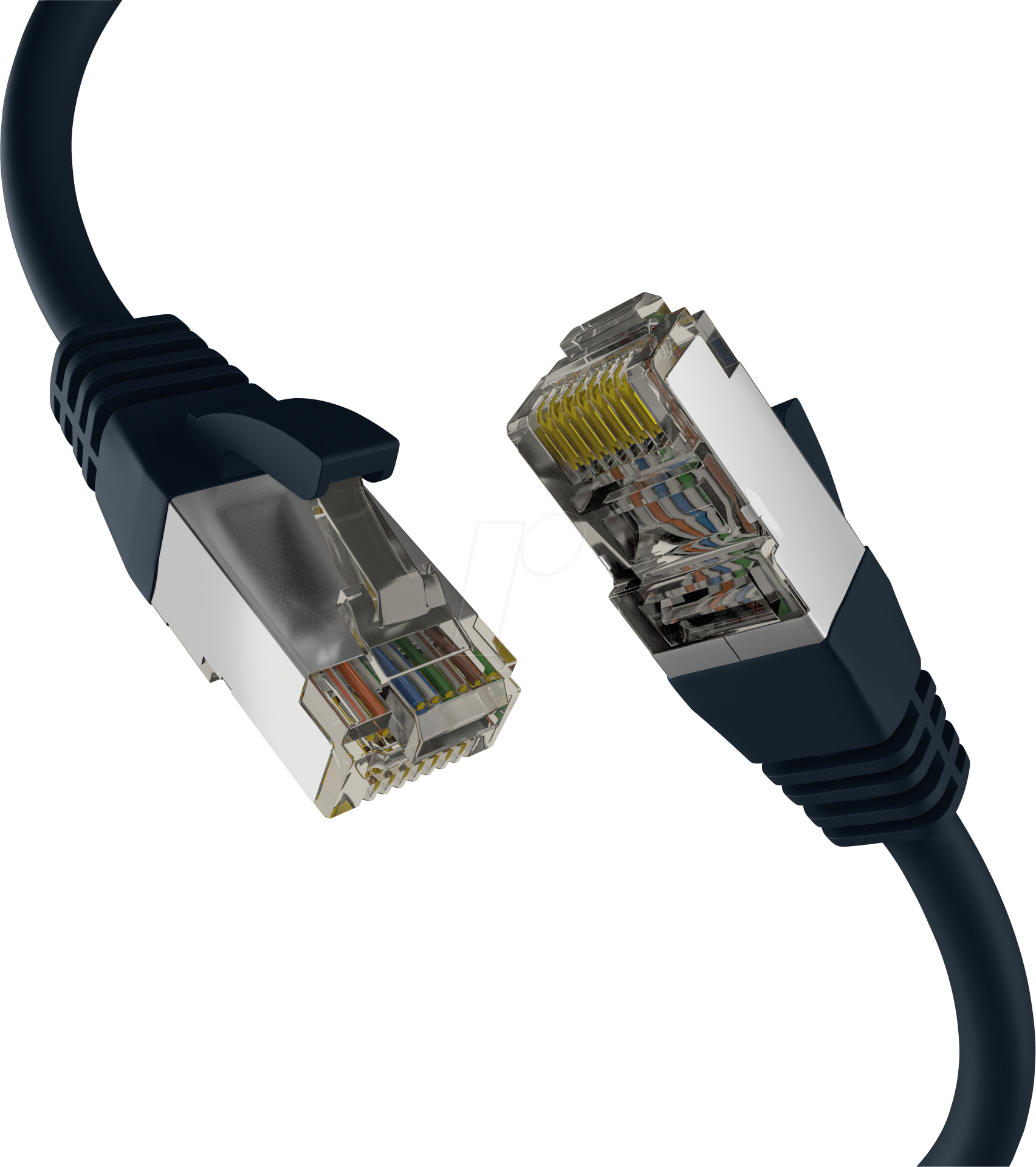 Bild von 5.00m EFB Elektronik Cat. 8.1 Patchkabel S/FTP RJ45 Stecker auf RJ45 Stecker Schwarz