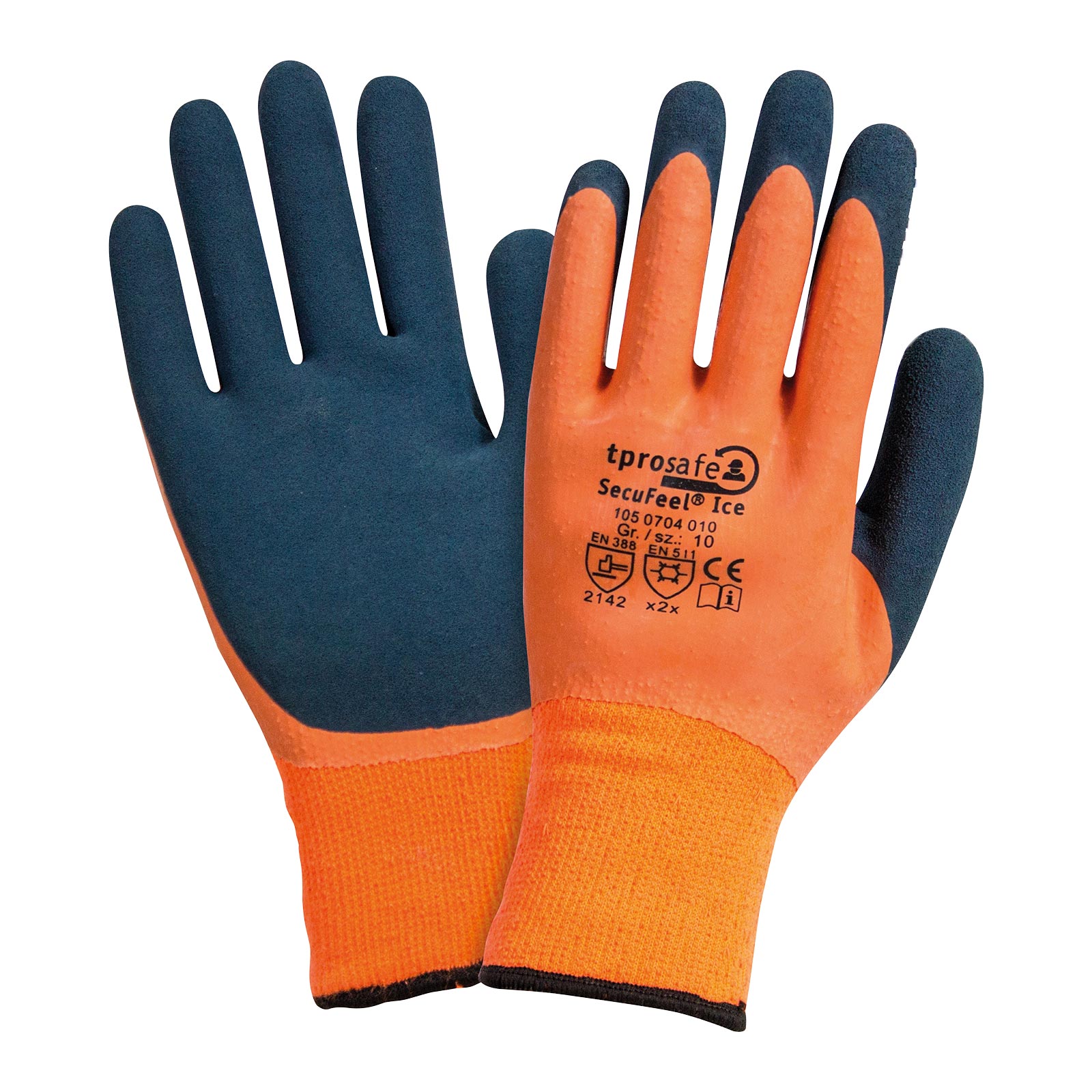 Bild von tprosafe Latexhandschuhe Kälteschutzhandschuh SecuFeel Ice, wasserabweisend, Handschuh (Spar-Set)