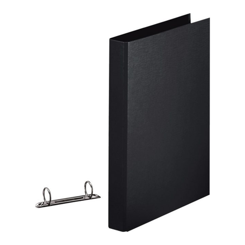 Bild von ESSELTE Präsentationsordner Ringbuch A4 2 Ringe 25mm schwarz