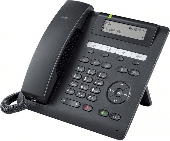 Bild von Unify OpenScape Desk Phone CP205 - IP-Telefon - Schwarz - Kabelgebundenes Mobilteil - Tisch/Wand - 100 Eintragungen - 192 x 48 Pixel (L30250-F600-C432_HFA)