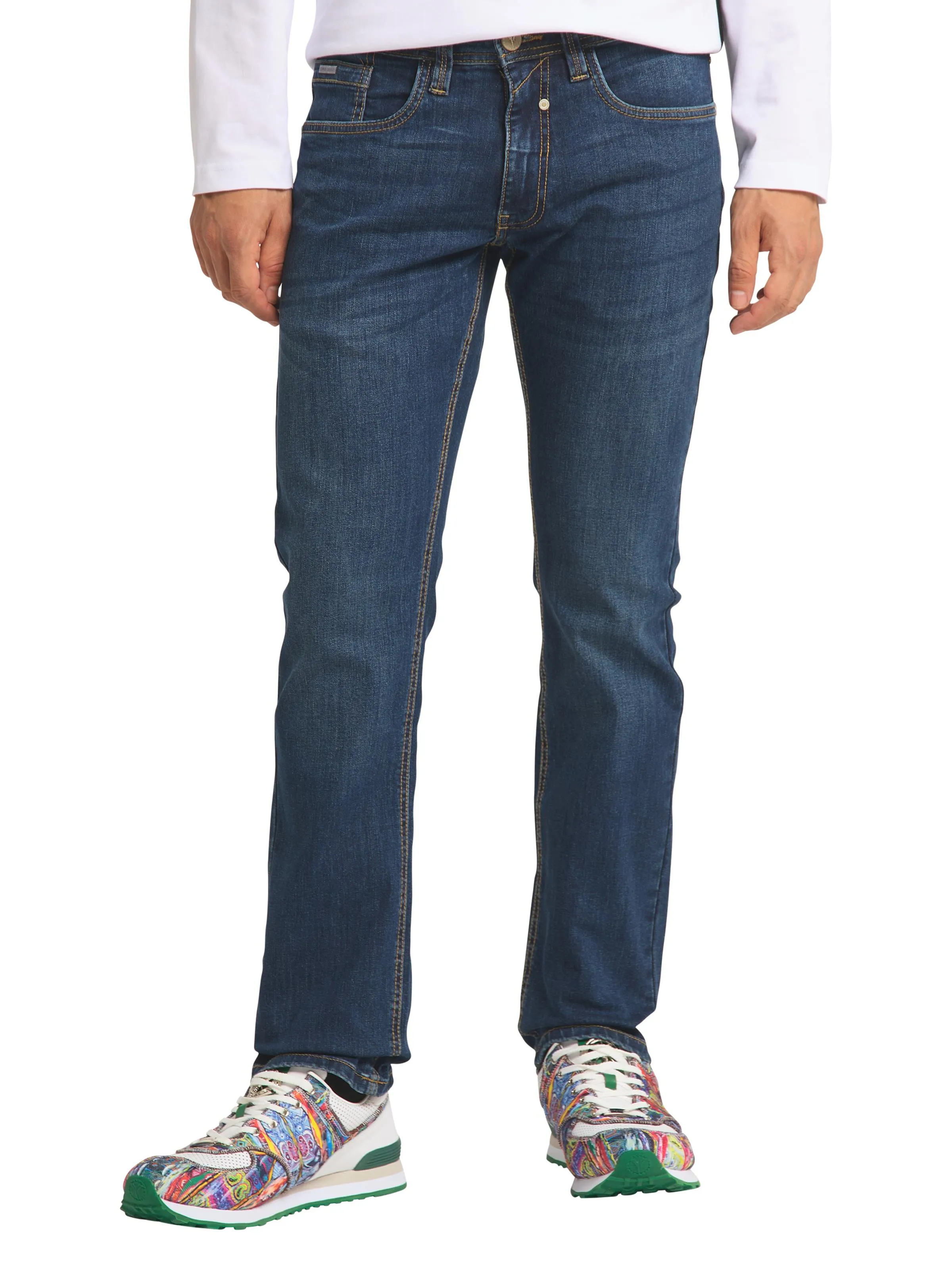 Bild von Carlo Colucci Jeans Enrico Stretch - 34W30L Bluestonebleached