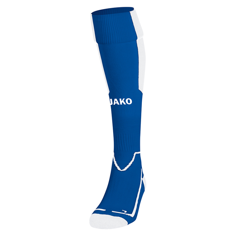Bild von JAKO Unisex strømper Lazio Stutzenstr mpfe, mehrfarbig(Royal/Weiß), 39-42 EU