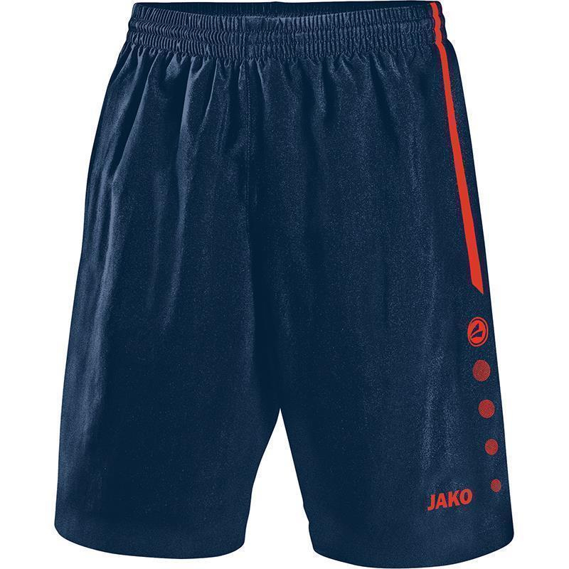 Bild von JAKO Herren Turin Kinder Sporthose, Navy/Flame, 140 EU