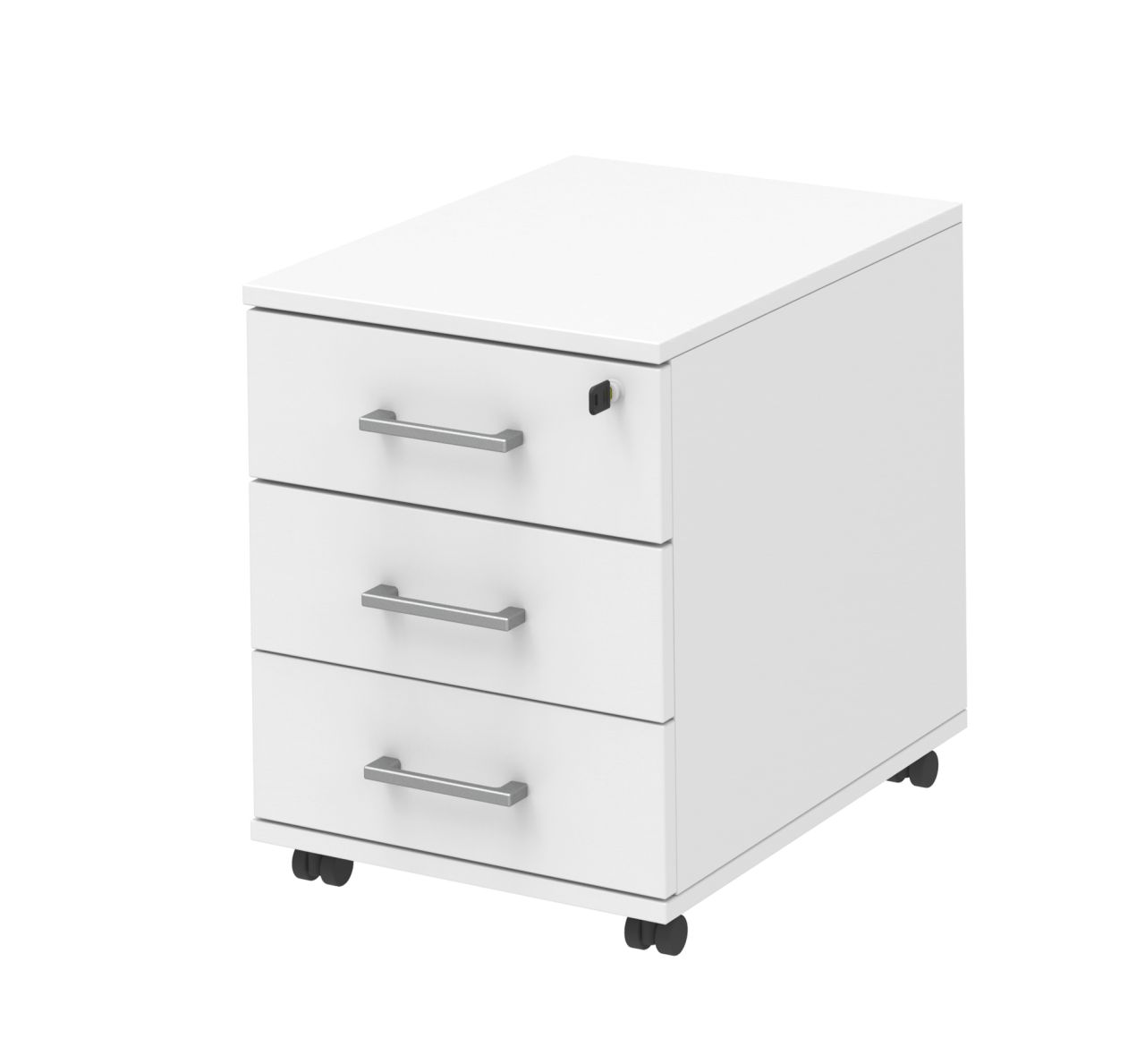 Bild von Rollcontainer  home.office ¦ weiß ¦ Maße (cm): B: 42,5 H: 55 T: 50 Schränke > Container - Höffner
