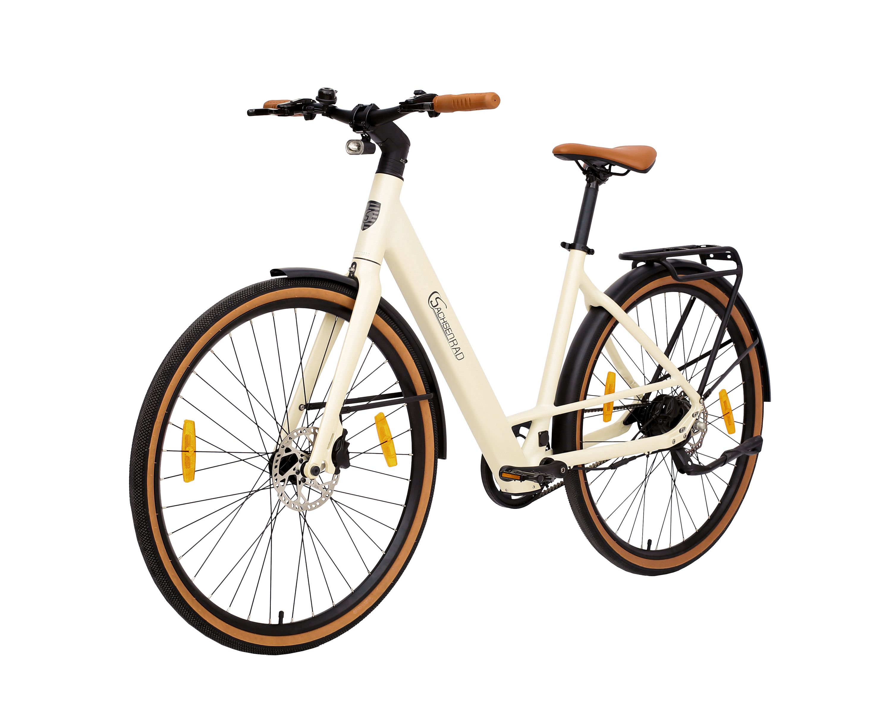 Bild von SachsenRad E-Bike »C3F Roma«, 28 Zoll, 25 km/h, Reichweite: 100 km, LCD-Display - weiss