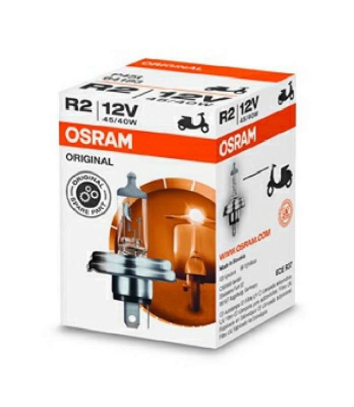 Bild von OSRAM Glühlampe, Fernscheinwerfer R2 (Bilux) 64183  MERCEDES-BENZ,RENAULT,FIAT,UNIMOG,4 (112_),5 (122_),4 Kasten (R21_, R23_),9 Limousine (L42_)