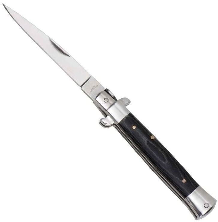 Bild von Haller Messer Taschenmesser Small Stilettoart Micartagriff Back Lock Zweihand, Zweihandmesser