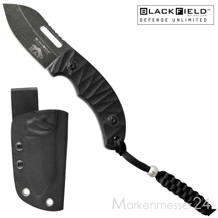 Bild von BlackField RAT kleines handliches Messer mit Kydex-Scheide und Lanyard
