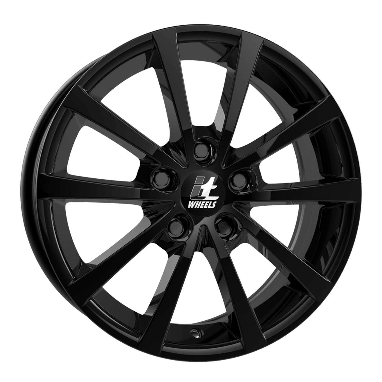 Bild von ITWHEELS ALICE schwarz glanz 7.0Jx17 5x100 ET45