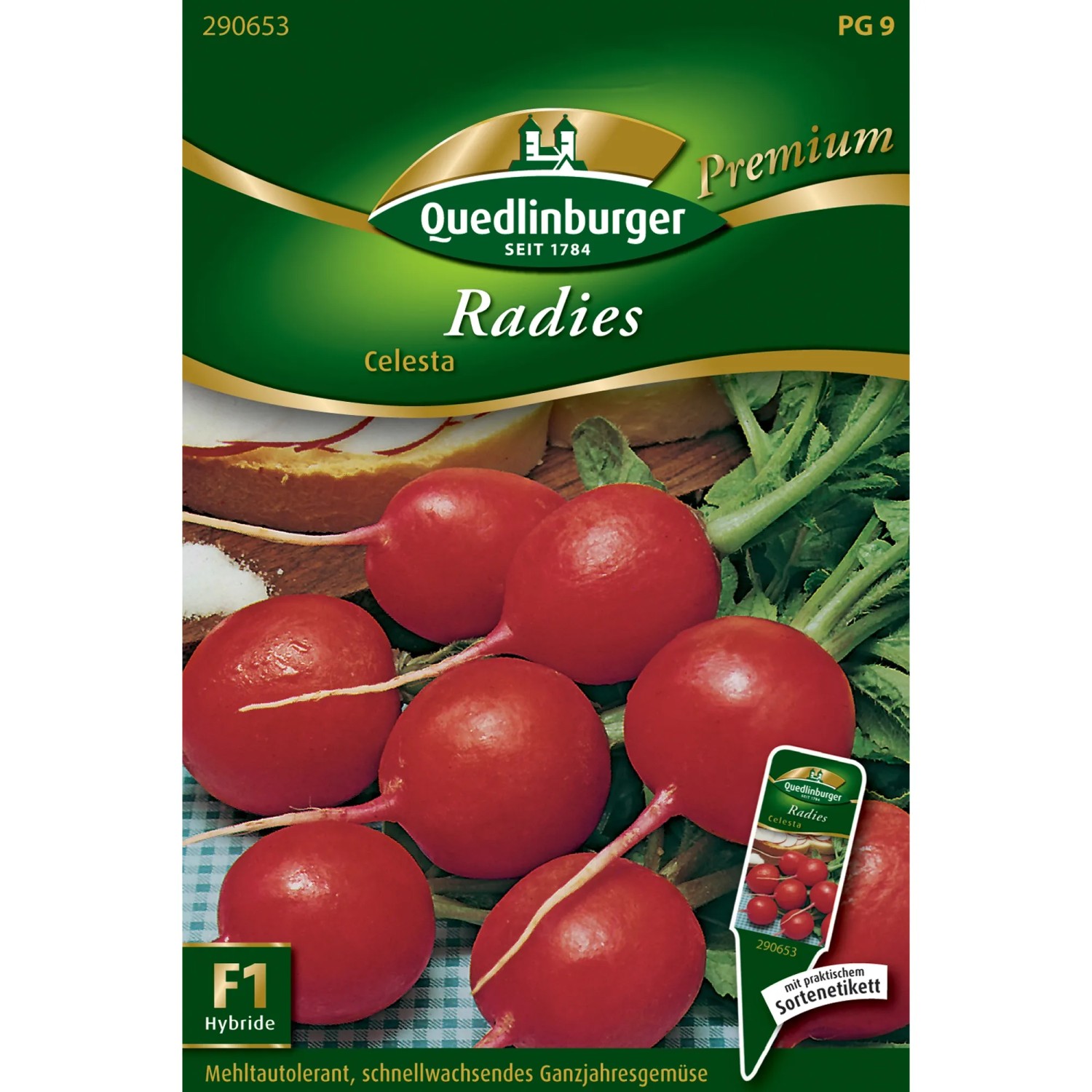 Bild von Quedlinburger Radieschen Celesta Loses Saatgut