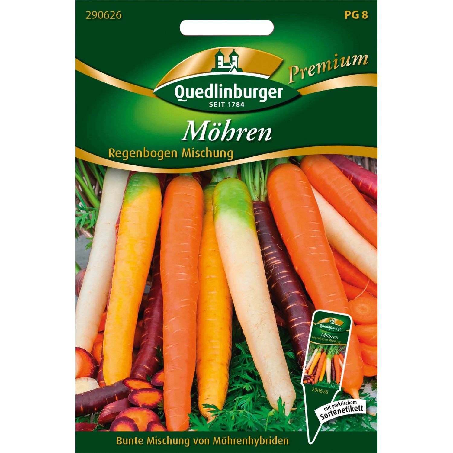 Bild von Quedlinburger Möhren ''Regenbogen Mix''